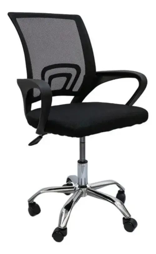 Silla Escritorio Ejecutiva Blanca Y Negra Excelente Calidad Material del tapizado Malla