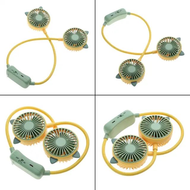 Mini Ventilador De Cuello Colgante Portátil Recargable USB - imagen 2
