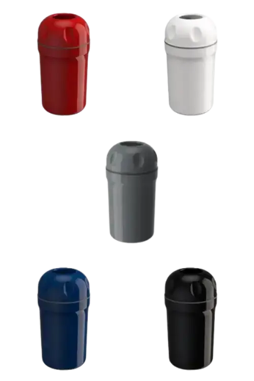 SOPORTE PARA BOTELLA UNITERMI VARIOS COLORES POLIPROLENO 350ML 9x9x17cm - imagen 1