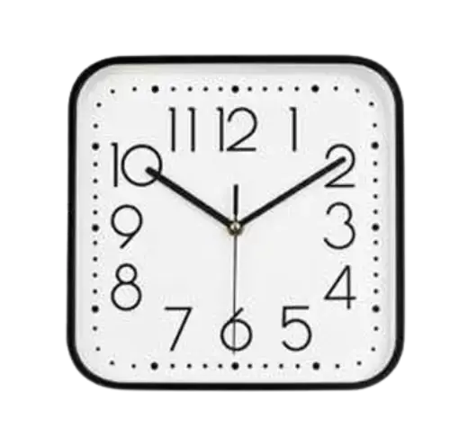 RELOJ DE PARED ANALÓGICO A PILA 25x25cm - imagen principal