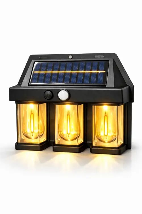 Foco Solar LED de 3 Cilindros - imagen 2