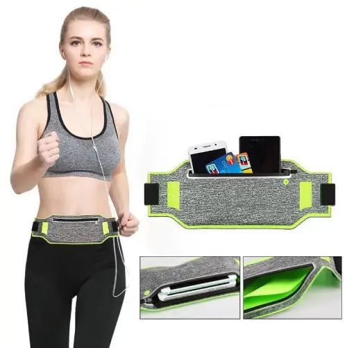 RIÑONERA DEPORTIVA PARA CELULARES IMPERMEABLE AJUSTABLE 23x13cm - imagen 2