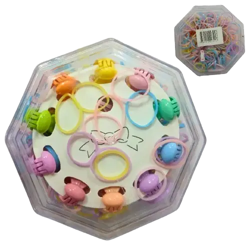 SET GOMITAS Y BROCHES INFANTIL