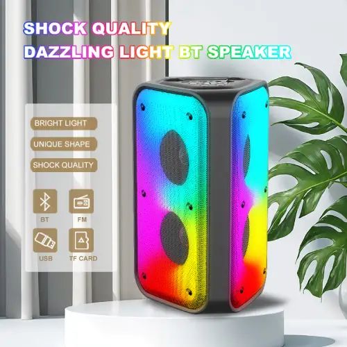 PARLANTE LED RGB (2x4''+2x1.5'') (15Wx2+3Wx2) 4000mAh 39x24cm - imagen 3