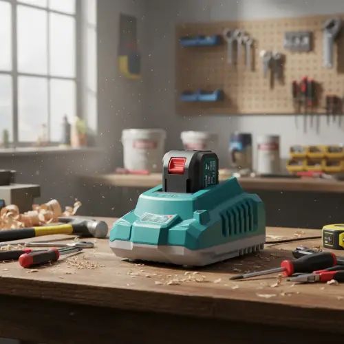 CARGADOR RÁPIDO 2A PARA BATERÍAS LITIO-ION 20V INDUSTRIAL - imagen 2