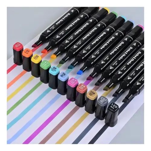 Set Arte 80 marcadores con doble punta + estuche - imagen 3