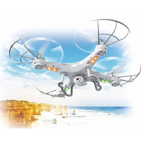 DRONE CON LUCES LED Y CÁMARA GIRO 360° 650mAh 10M 32x32x9cm - imagen 3