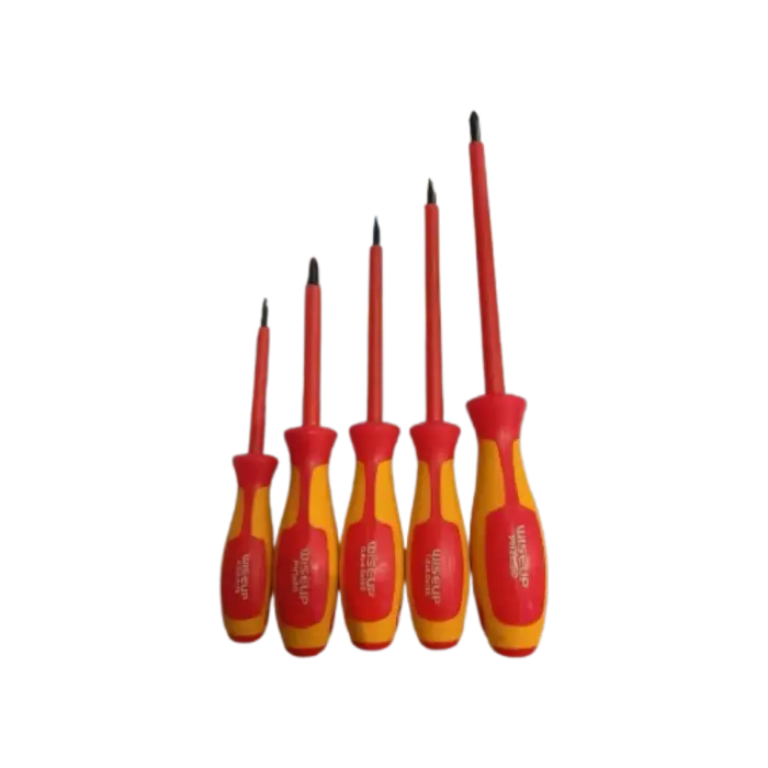 Set de 5 Destornilladores Bicolor WISEUP - imagen principal