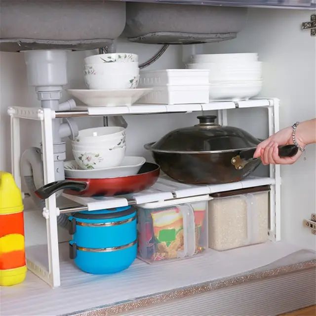 Estante De Almacenamiento De Cocina o Baño Multifuncional  - imagen 2