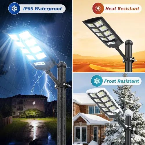 Farol Solar Exterior 60x14,5cm Luz LED - imagen 2