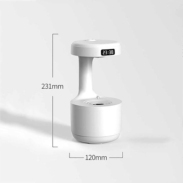 Humidificador De Escritorio, Gota De Agua Antigravedad - imagen 3