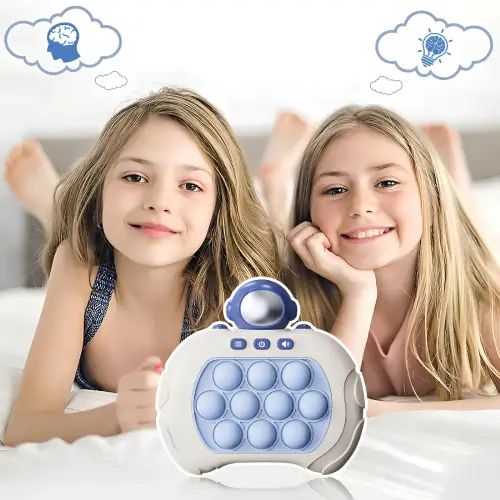 CONSOLA ELECTRÓNICA SENSORIAL POP IT ASTRONAUTA LUZ Y SONIDO ABS+CAUCHO 13.5x12.5x5.5cm - imagen 2