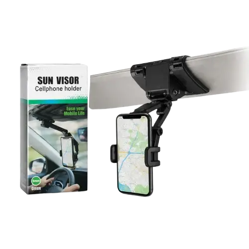 Soporte Retráctil para Celular, Parasol para Auto