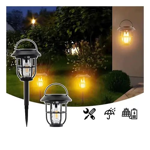 Farol solar con Carga USB/Solar 18,3x8cm - imagen 2