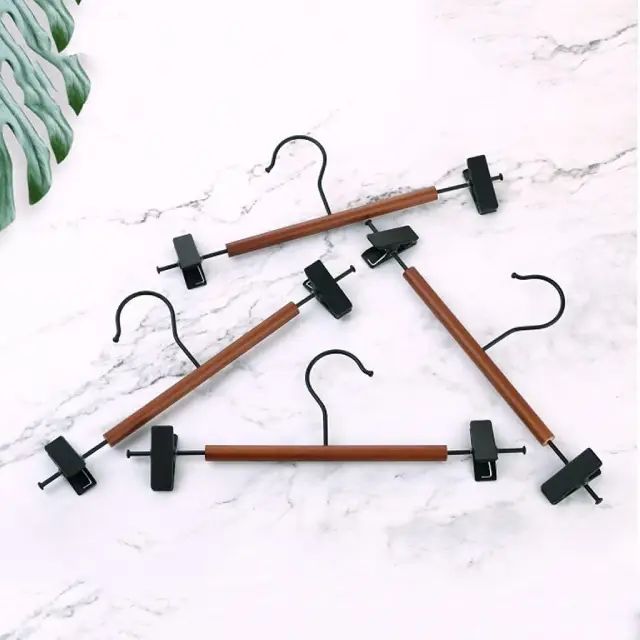 Perchas Para Pantalones Antideslizantes Con Clips - imagen 2