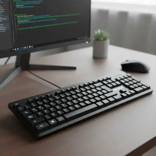 COMBO DE OFICINA TECLADO, MOUSE, AURICULARES, MOUSEPAD ABS - imagen 2