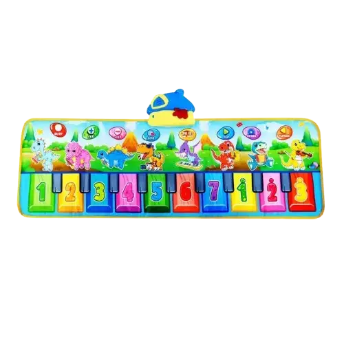 ALFOMBRA PLEGABLE INTERACTIVA MÚSICAL PARA NIÑOS VARIAS MELODÍAS/DISEÑOS 110x36cm - imagen 1