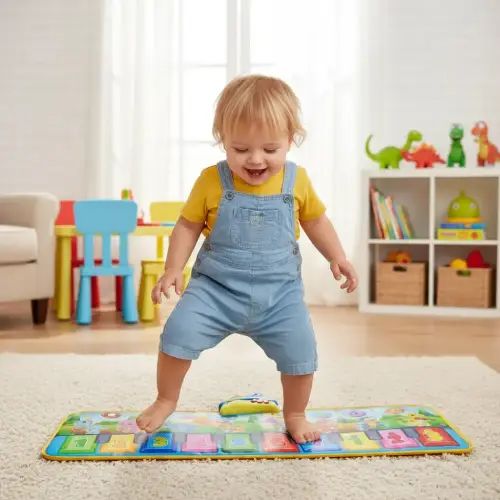 ALFOMBRA PLEGABLE INTERACTIVA MÚSICAL PARA NIÑOS VARIAS MELODÍAS/DISEÑOS 110x36cm - imagen 3