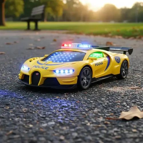 AUTO DE POLICÍA A CONTROL REMOTO 23x9x7cm - imagen 3