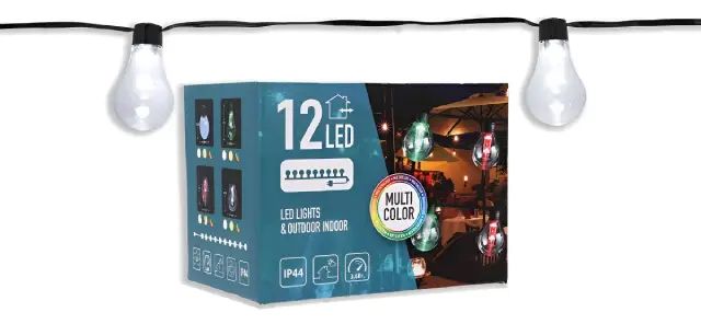 Guirnalda Vintage Interior Exterior Multicolor 12 Leds