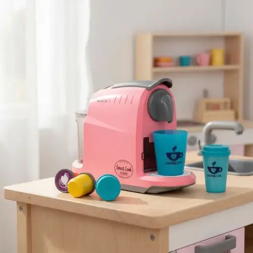 CAFETERA JUGUETE INFANTIL LUCES SONIDO 22x16cm - imagen 3