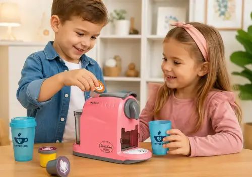 CAFETERA JUGUETE INFANTIL LUCES SONIDO 22x16cm - imagen 2