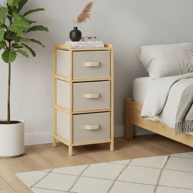 Organizador Multiuso Bambu Banhaus de 3 Cajones - imagen 2