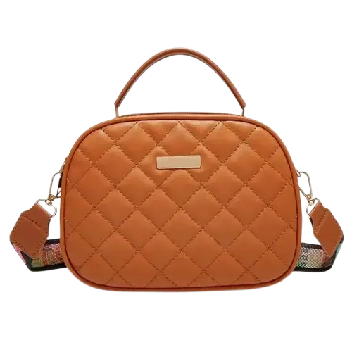 BOLSO DE HOMBRO BANDOLERA COLOR MARRÓN - imagen principal