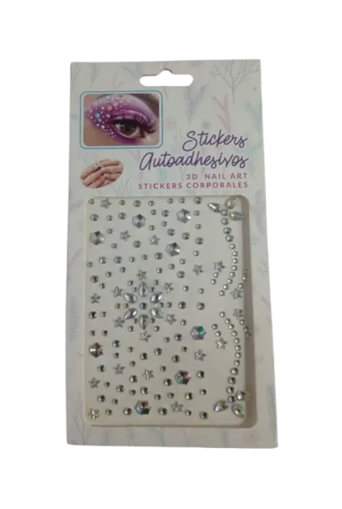 PIEDRITAS AUTOADHESIVAS 3D PARA UÑAS