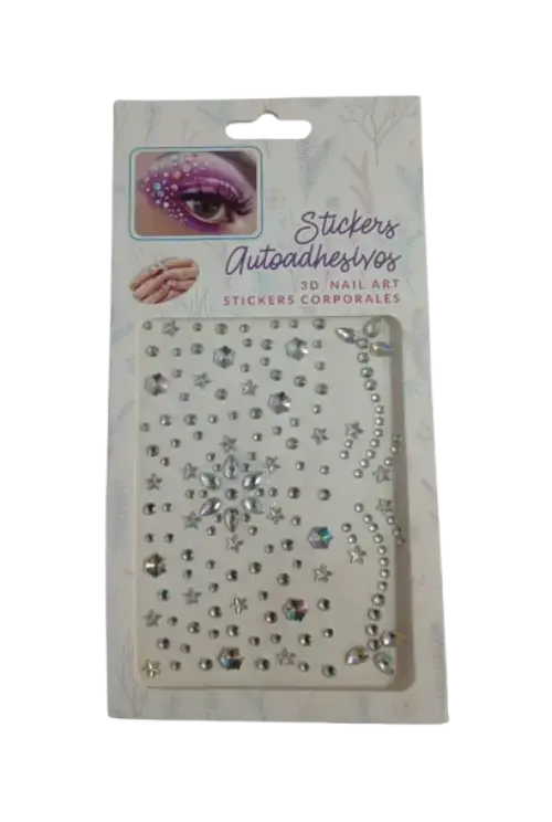 PIEDRITAS AUTOADHESIVAS 3D PARA UÑAS - imagen 1