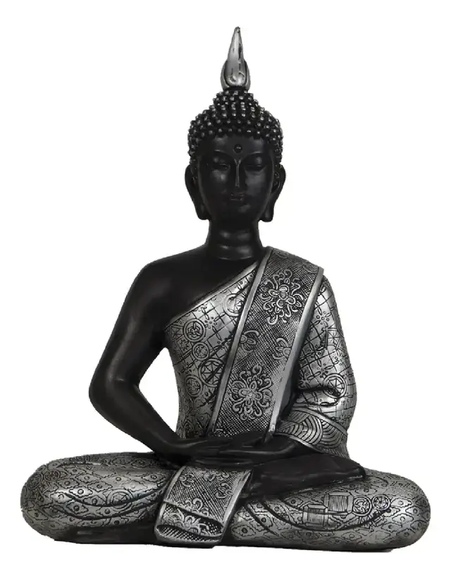 Estatua, Adorno O Figura Buda Meditando Sentado - imagen principal