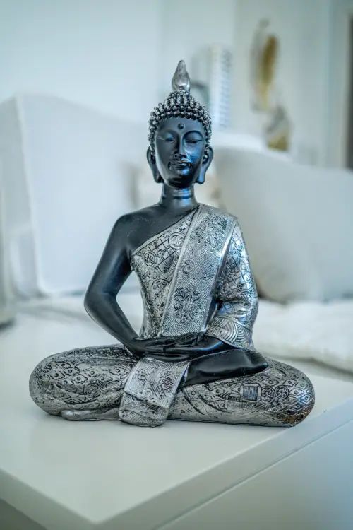 Estatua, Adorno O Figura Buda Meditando Sentado - imagen 2