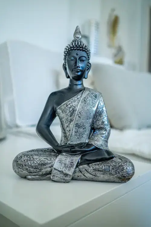 Estatua, Adorno O Figura Buda Meditando Sentado - imagen 2