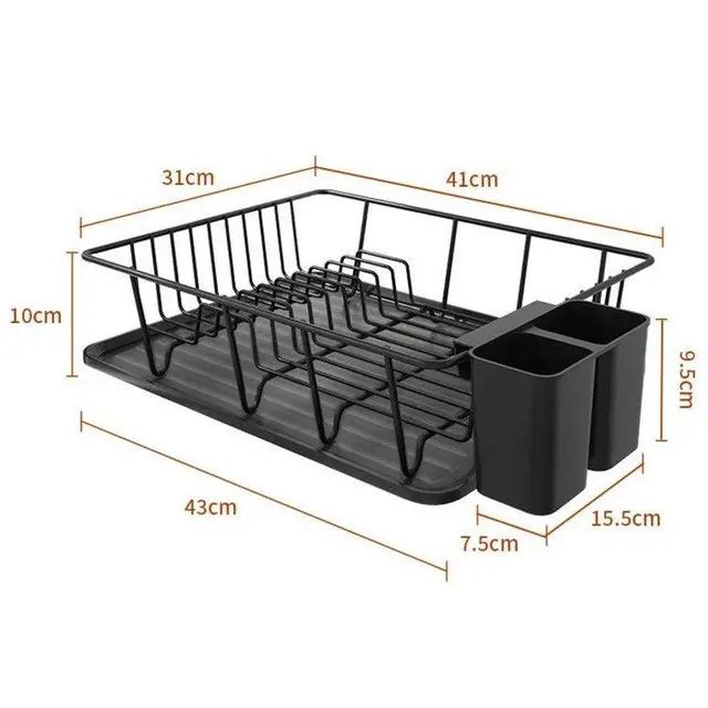Escurridor Con Soporte Para Utensilios Y Bandeja - imagen 3
