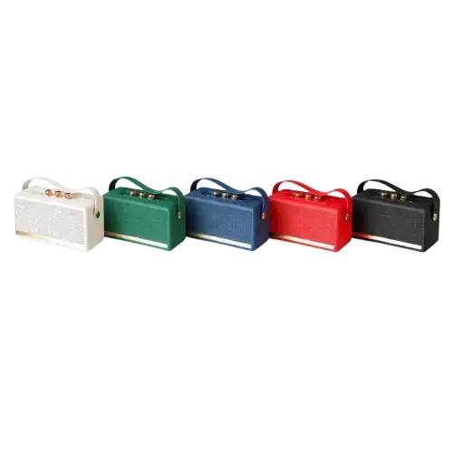 Parlante portátil Bluetooth retro con manija 20x9x11cm - imagen principal