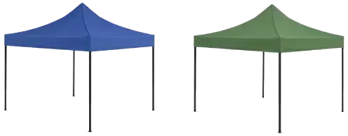 GAZEBO AZUL/VERDE 3x3mts TELA OXFORD - imagen principal