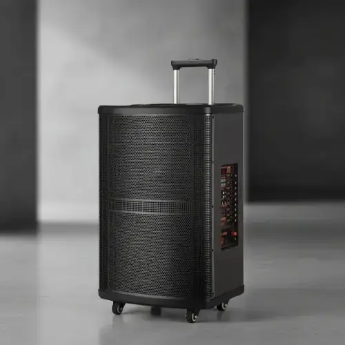CAJA AMPLIFICADA 18'' 76x49x49cm 2 Micrófonos inalámbricos y control remoto - imagen 3