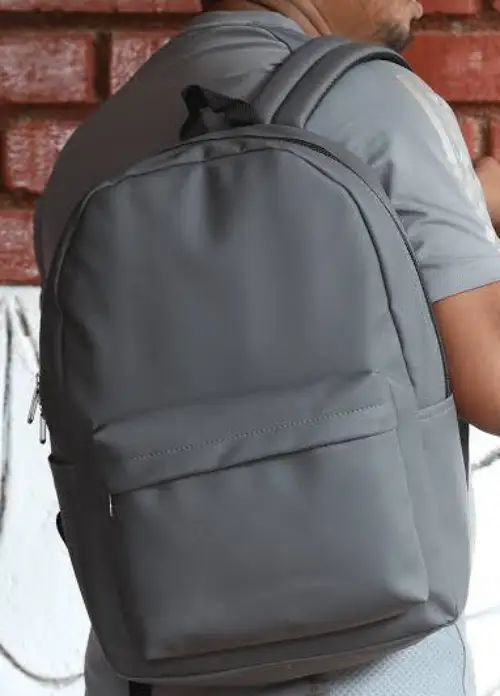 MOCHILA COLOR GRIS - imagen 2