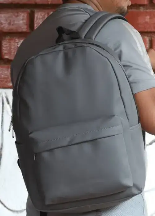 MOCHILA COLOR GRIS - imagen 2