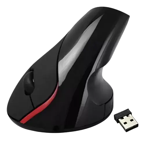 Mouse Vertical Inalámbrico Recargable Ergonómico