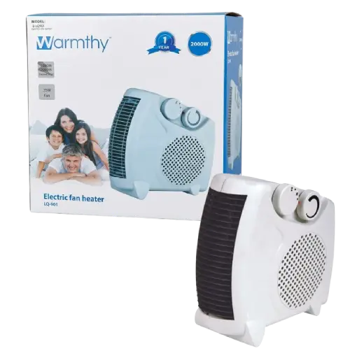 Calefactor ajustable 2000W Ventilador de 35W