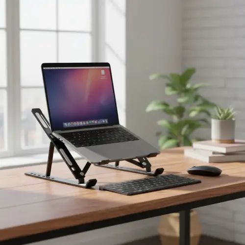 SOPORTE PLEGABLE PARA NOTEBOOK AJUSTABLE 24x4.5x1.5cm - imagen 4