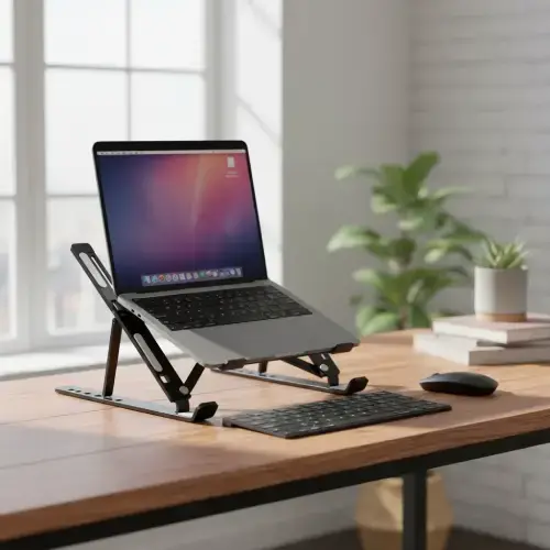 SOPORTE PLEGABLE PARA NOTEBOOK AJUSTABLE 24x4.5x1.5cm - imagen 4