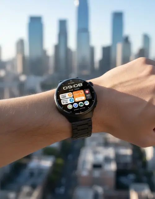 SMARTWATCH HW 10 PRO CON 2 MALLAS INTERCAMBIABLES PANTALLA AMOLED 1.52" 3.7V - imagen 2