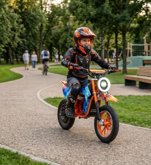 Motocross Infantil a Batería 36V 12A 800W Con Luz y Bluetooth - imagen 2
