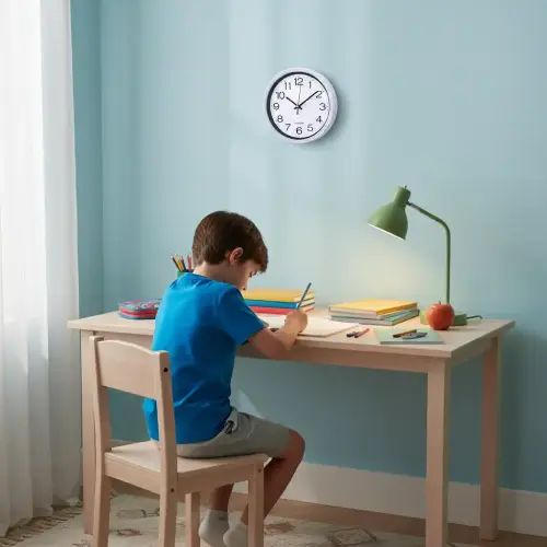 RELOJ DE PARED ANALÓGICO A PILA QUARTZ 20cm - imagen 3
