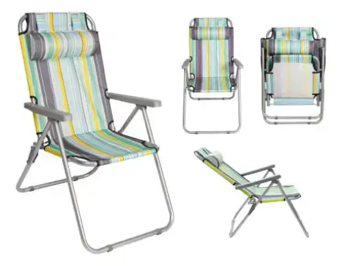 Silla reclinable plegable de 45×94 cm. - imagen principal