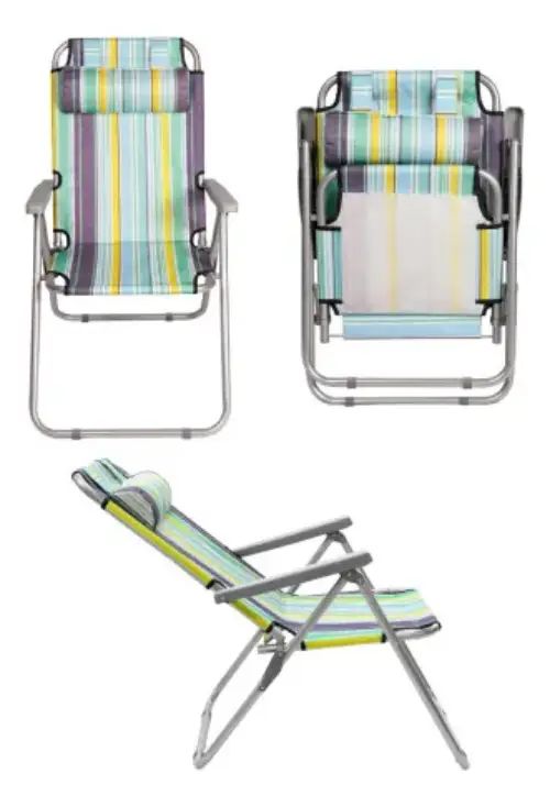 Silla reclinable plegable de 45×94 cm. - imagen 2