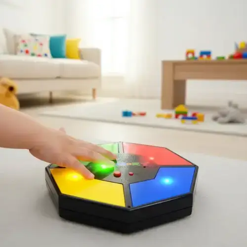 MEMORY GAME GRANDE LUCES LED Y SONIDOS 23x23cm - imagen 3