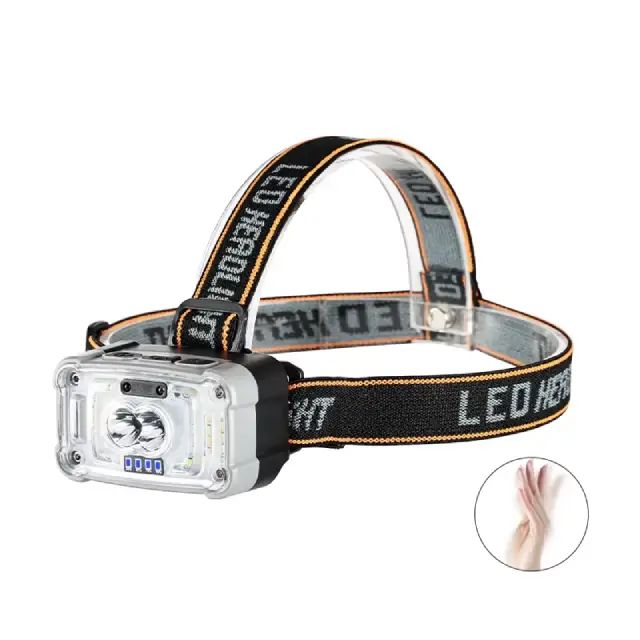 Linterna Frontal Para La Cabeza Recargable Usb - imagen 2
